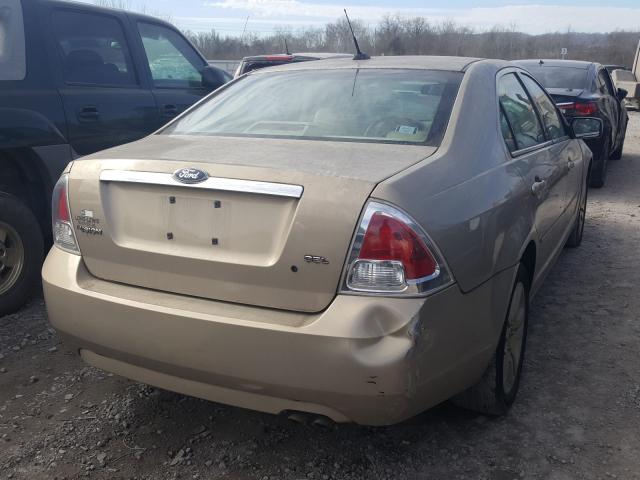 3FAHP08Z67R239103 - 2007 FORD FUSION SEL GOLD photo 4