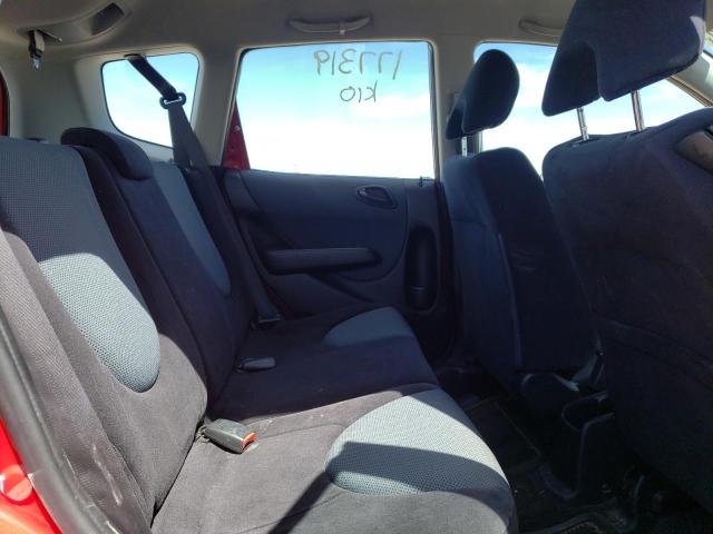 JHMGD38617S806469 - 2007 HONDA FIT S 红色 照片 6