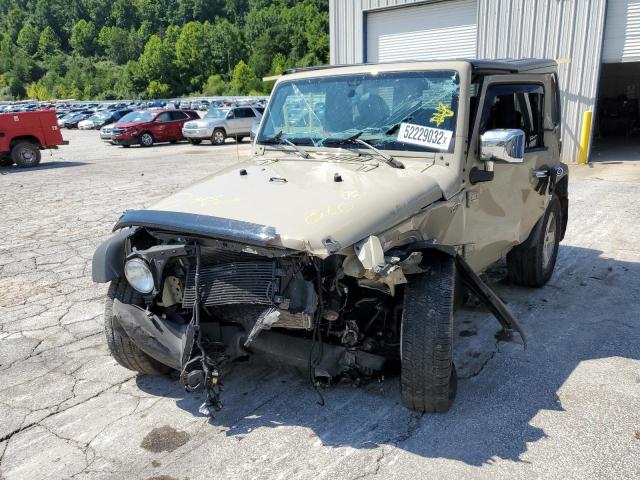 1C4AJWAG5JL831297 - 2018 JEEP WRANGLER S TAN photo 2