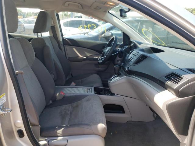 2HKRM3H38DH504798 - 2013 HONDA CR-V LX SILVER photo 5