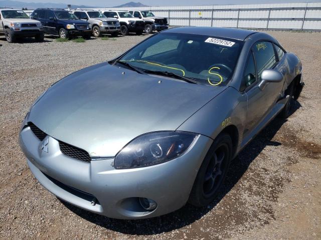 4A3AK24F37E026529 - 2007 MITSUBISHI ECLIPSE GS GRAY photo 2