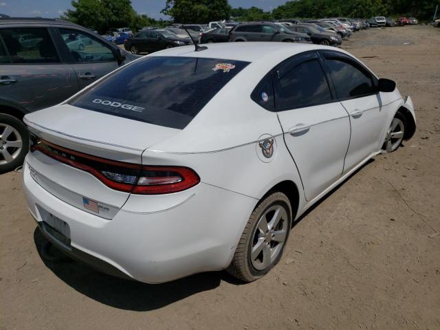 1C3CDFBB5FD179998 - 2015 DODGE DART SXT WHITE photo 4