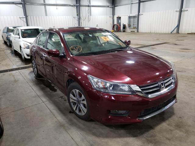 1HGCR2F37FA201057 - 2015 HONDA ACCORD LX BURGUNDY photo 1