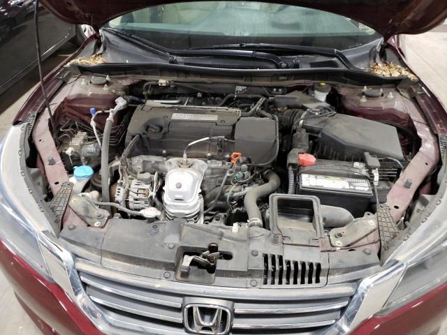 1HGCR2F37FA201057 - 2015 HONDA ACCORD LX BURGUNDY photo 7