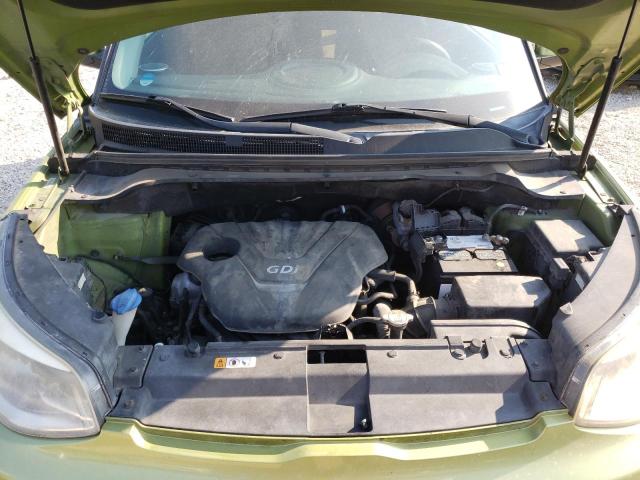 KNDJN2A28E7041394 - 2014 KIA SOUL GREEN photo 7