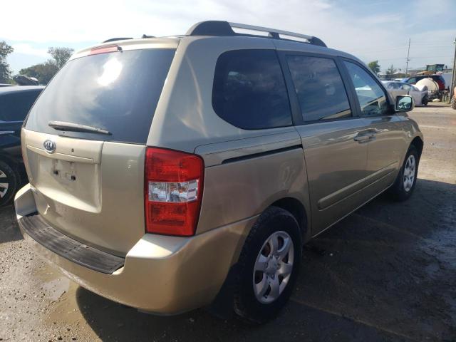 KNDMB133396277100 - 2009 KIA SEDONA BEIGE photo 4