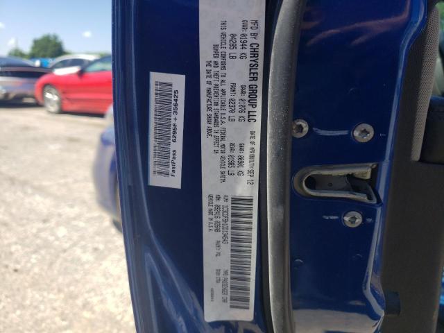 1C3CDFBH1DD134543 - 2013 DODGE DART BLUE photo 10