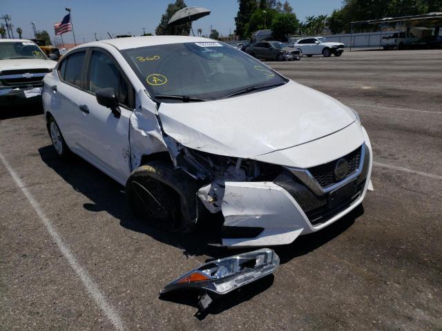 3N1CN8DV5LL905167 - 2020 NISSAN VERSA S WHITE photo 1