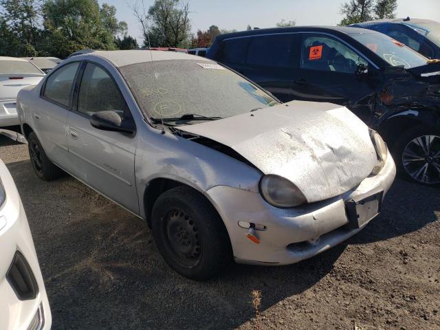 1B3ES46C01D112737 - 2001 DODGE NEON SE SILVER photo 1