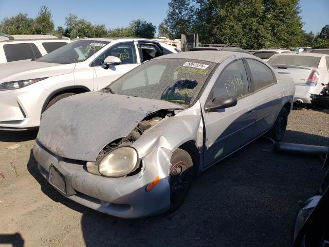 1B3ES46C01D112737 - 2001 DODGE NEON SE SILVER photo 2