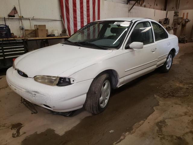 3FALP6534TM139585 - 1996 FORD CONTOUR GL WHITE photo 2