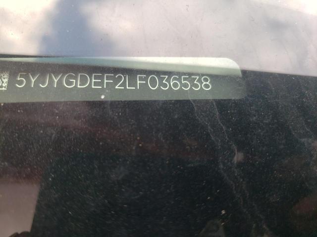 5YJYGDEF2LF036538 - 2020 TESLA MODEL Y أحمر صورة 10