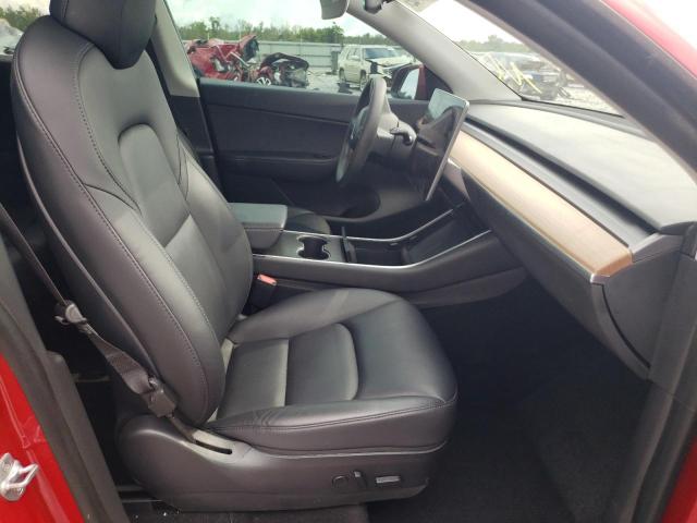 5YJYGDEF2LF036538 - 2020 TESLA MODEL Y أحمر صورة 5