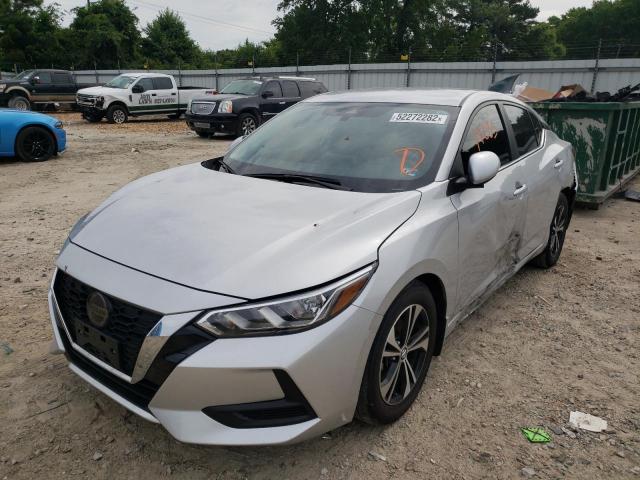 3N1AB8CV5NY211022 - 2022 NISSAN SENTRA SV SILVER photo 2