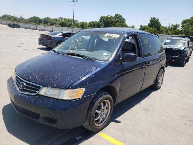 5FNRL18583B134703 - 2003 HONDA ODYSSEY LX BLUE photo 2