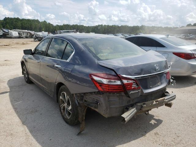 1HGCR2F44GA063388 - 2016 HONDA ACCORD LX GRAY photo 3