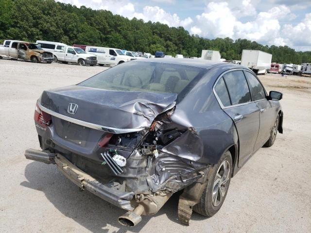 1HGCR2F44GA063388 - 2016 HONDA ACCORD LX GRAY photo 4