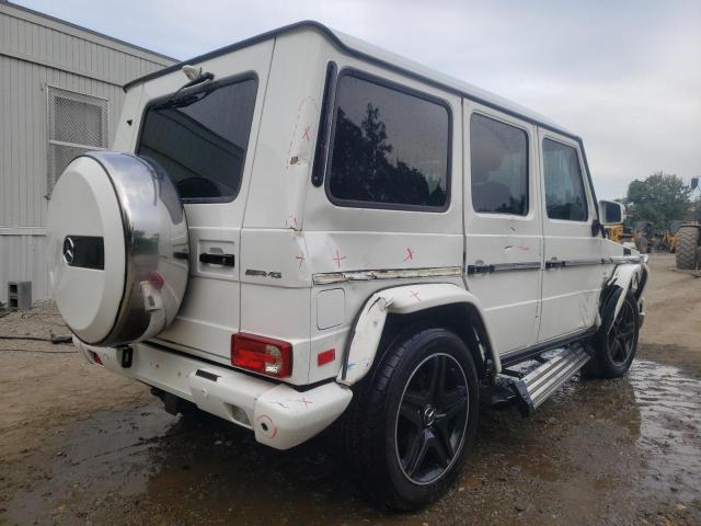 WDCYC7DF4FX233441 - 2015 MERCEDES-BENZ G 63 AMG WHITE photo 4