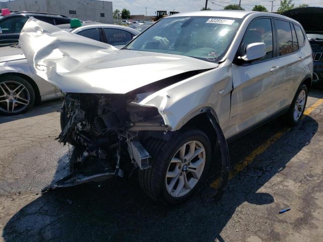 5UXWX7C52BL732040 - 2011 BMW X3 XDRIVE3 SILVER photo 2