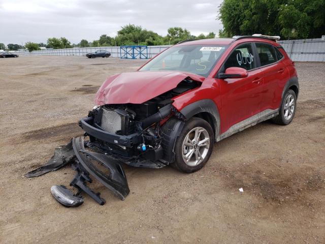 KM8K6CAB9NU825510 - 2022 HYUNDAI KONA SEL RED photo 2