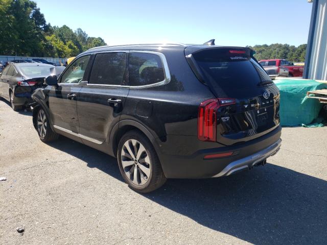 5XYP34HC6MG193556 - 2021 KIA TELLURIDE BLACK photo 3