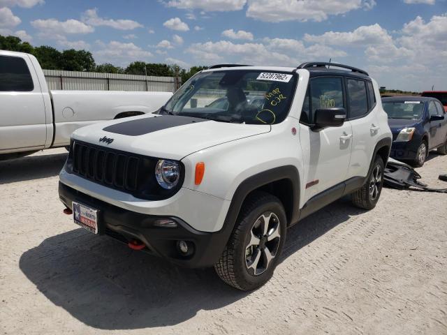 ZACNJDC18MPM98038 - 2021 JEEP RENEGADE T WHITE photo 2