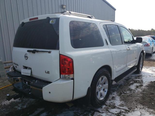 5N1BA08A77N720858 - 2007 NISSAN ARMADA SE WHITE photo 4