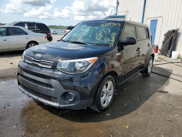 KNDJN2A27H7439135 - 2017 KIA SOUL BLACK photo 2