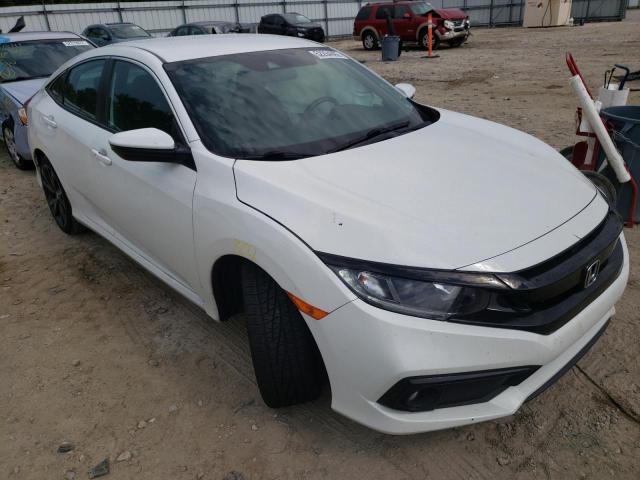 2HGFC2F81KH598058 - 2019 HONDA CIVIC SPOR WHITE photo 1