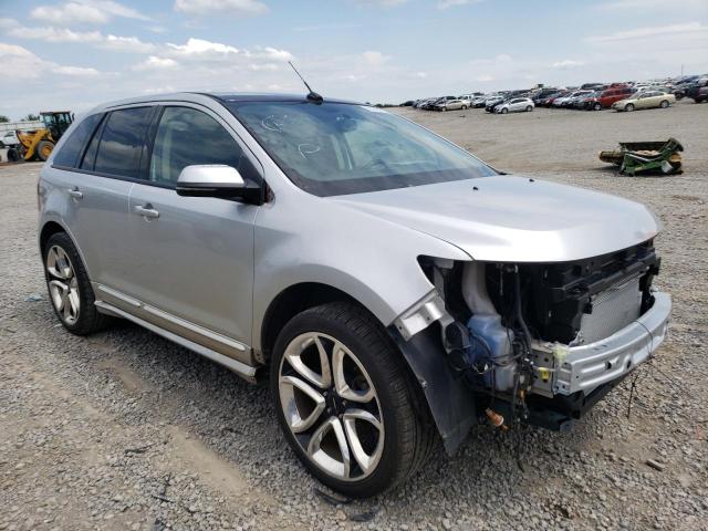 2FMDK3AK1DBA20982 - 2013 FORD EDGE SPORT SILVER photo 1