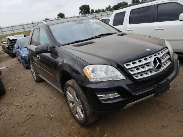 4JGBB8GB6BA708867 - 2011 MERCEDES-BENZ ML 350 4MA BLACK photo 1