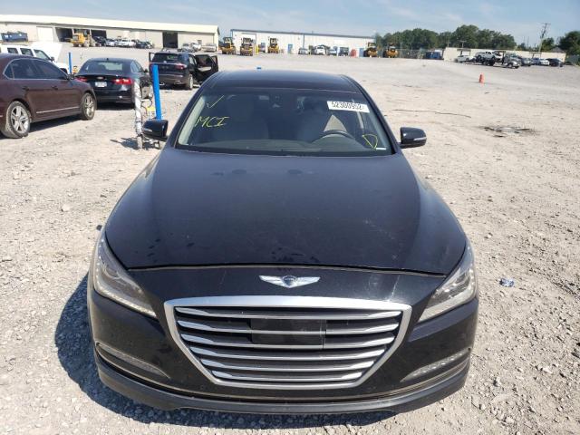 KMHGN4JE5HU176365 - 2017 GENESIS G80 BASE BLACK photo 9