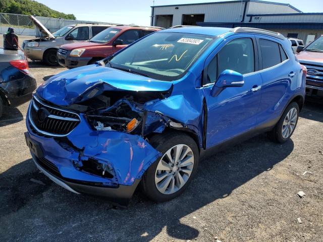 KL4CJASB7JB671020 - 2018 BUICK ENCORE PRE BLUE photo 2