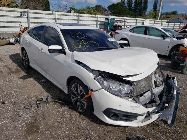 JHMFC1F72JX008393 - 2018 HONDA CIVIC EXL Ağ foto 1