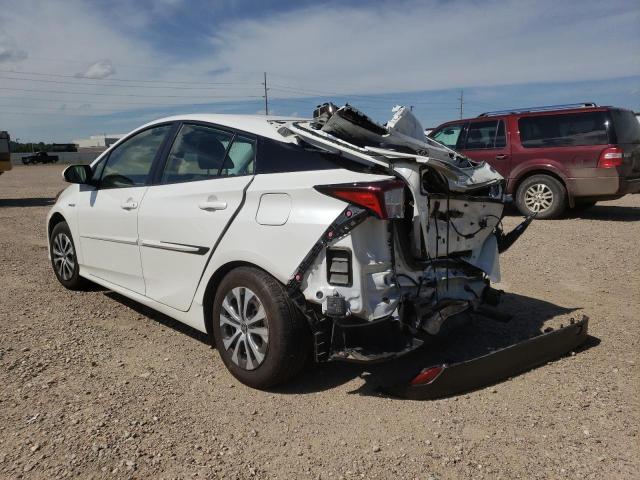 JTDL9RFU8L3014149 - 2020 TOYOTA PRIUS LE WHITE photo 3