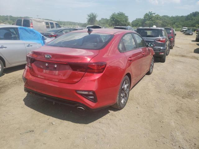 3KPF24AD3LE143453 - 2020 KIA FORTE FE RED photo 4