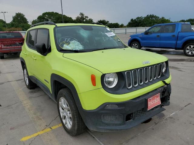 ZACCJBABXJPJ13842 - 2018 JEEP RENEGADE S GREEN photo 1