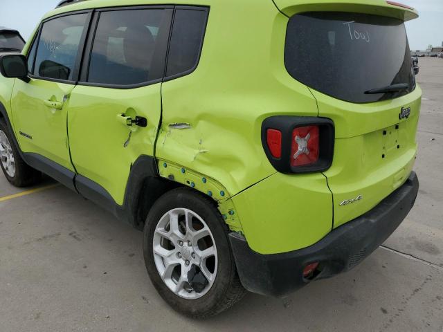ZACCJBABXJPJ13842 - 2018 JEEP RENEGADE S GREEN photo 9