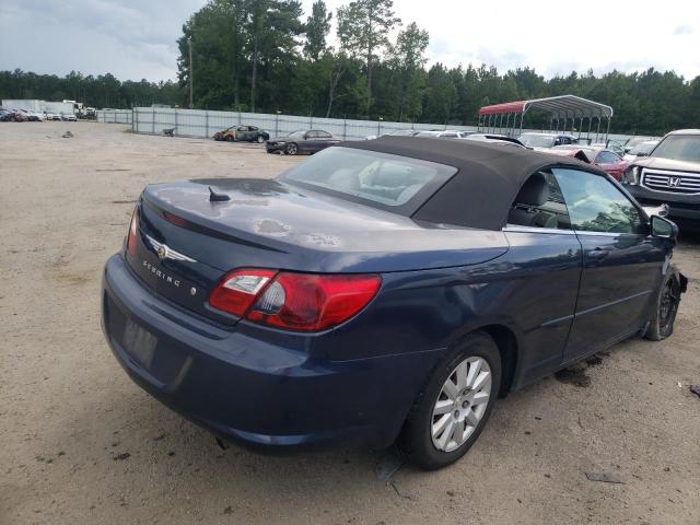 1C3LC45K58N608797 - 2008 CHRYSLER SEBRING BLUE photo 4