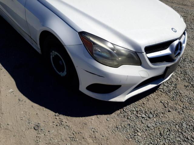 WDDKJ6FB3FF302623 - 2015 MERCEDES-BENZ E 400 WHITE photo 9