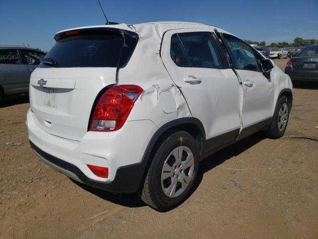 LSGCJKSB9KY001872 - 2019 CHEVROLET TRAX WHITE photo 4