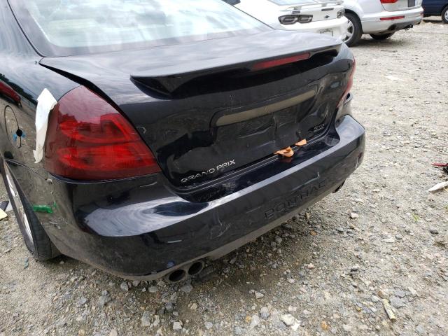 2G2WR544851163778 - 2005 PONTIAC GRAND PRIX შავი ფოტო 9