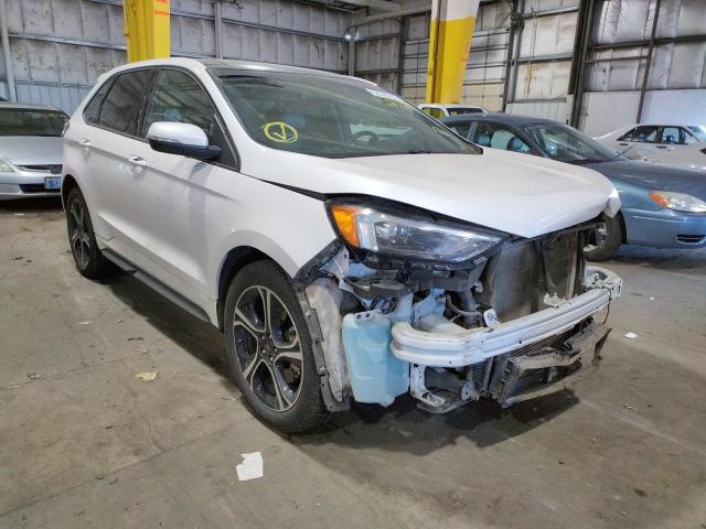 2FMPK4AP2KBC27313 - 2019 FORD EDGE ST WHITE photo 1