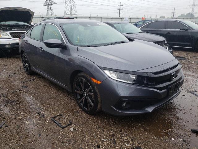 2HGFC2F80KH563317 - 2019 HONDA CIVIC SPOR CHARCOAL photo 1