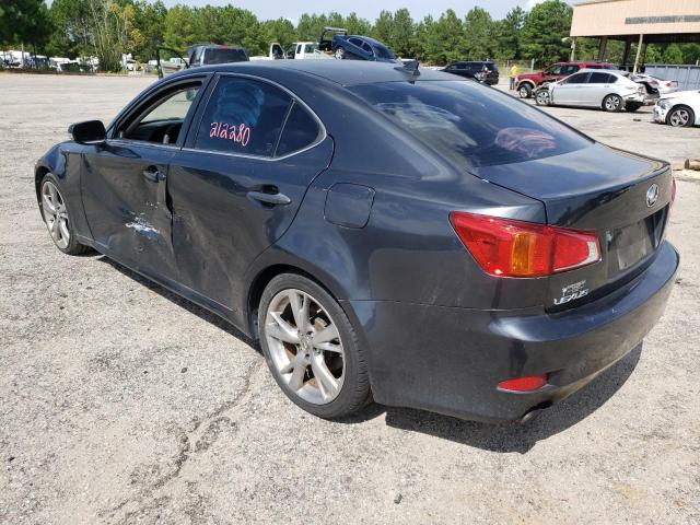 JTHBK262692087801 - 2009 LEXUS IS 250 GRAY photo 3