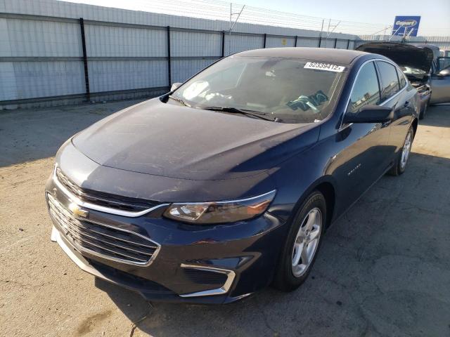 1G1ZB5ST2JF117110 - 2018 CHEVROLET MALIBU LS BLUE photo 2