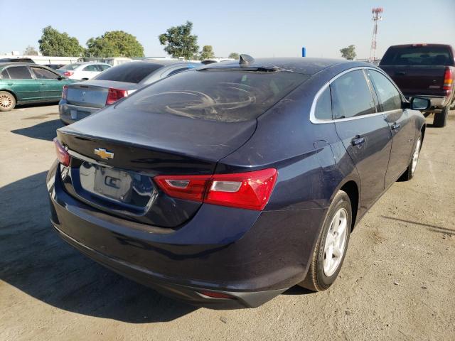 1G1ZB5ST2JF117110 - 2018 CHEVROLET MALIBU LS BLUE photo 4