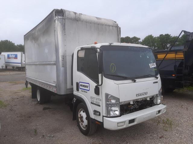 54DC4W1B1KS800474 - 2019 ISUZU NPR HD WHITE photo 1