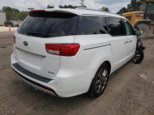 KNDME5C12F6034970 - 2015 KIA SEDONA SXL WHITE photo 4