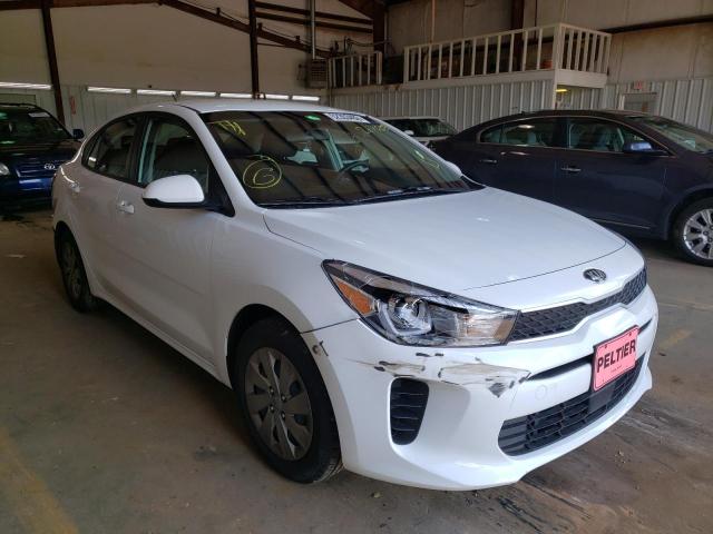 3KPA24AB9KE217658 - 2019 KIA RIO S WHITE photo 1